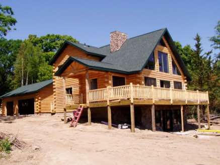 Full log home