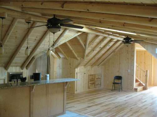 The living area over the garage