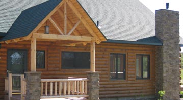 log home remodel