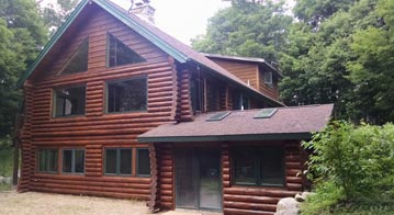 log home additions