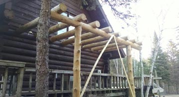 log home restoration minnesota