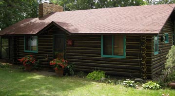 log staining northwest Minnesota