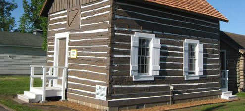 Historical Log Cabin in Minnesota