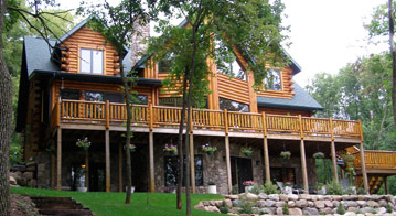 Minnesota Log Home