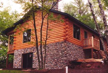 A 900 sq, ft. cabin in Wisconsin